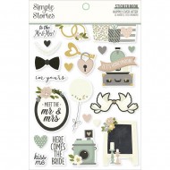 Simple Stories Sticker Book 12/Sheets Happily Ever After, 763/Pkg