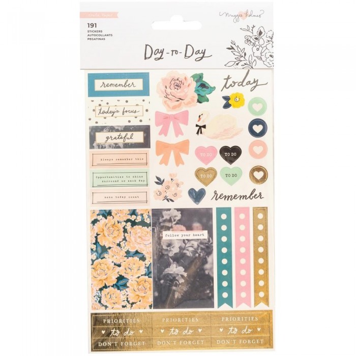 Maggie Holmes Day-To-Day Planner Sticker Book 191/Pkg