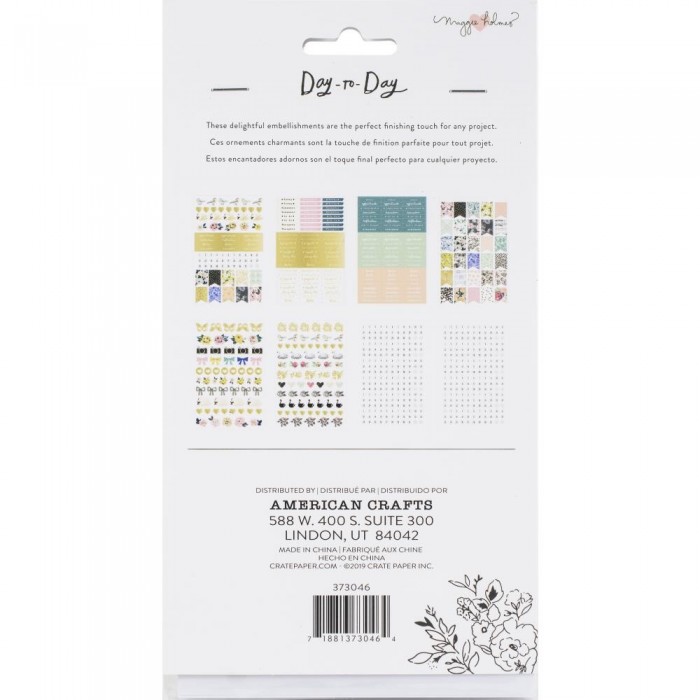 Maggie Holmes Day-To-Day Planner Sticker Book 779/Pkg Phrases