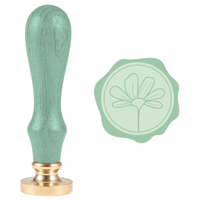 Sello lacre flor JOY de Mintopía