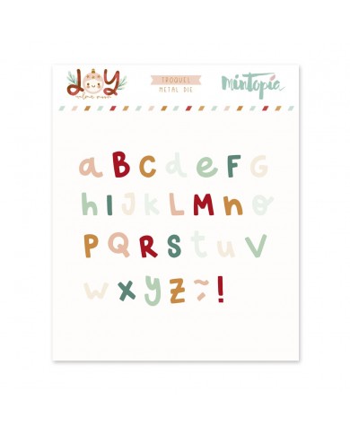 Troquel ABC pequeño JOY de Mintopía