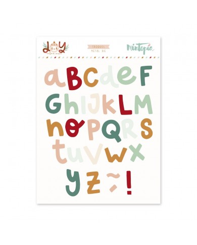 Troquel ABC grande JOY de Mintopía