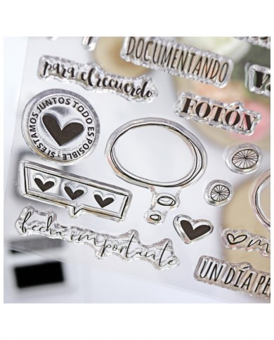 Set de sellos Documenta 2 de AlúaCid