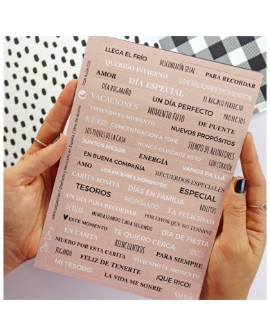 Set 6 hojas de pegatinas para Rita's Diary 2023