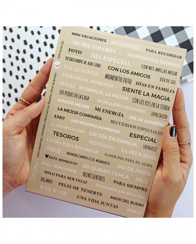 Set 6 hojas de pegatinas para Rita's Diary 2023