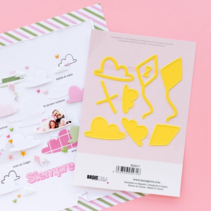 Troquel cometa shaker Colección Siempre "Siempre" BSGD17