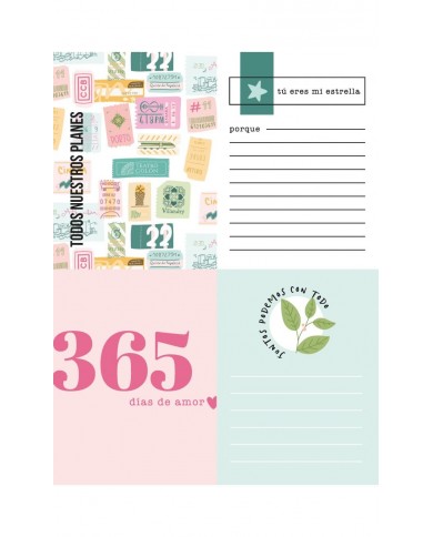 Bloc de recortables y Tarjetas Colección "Siempre"