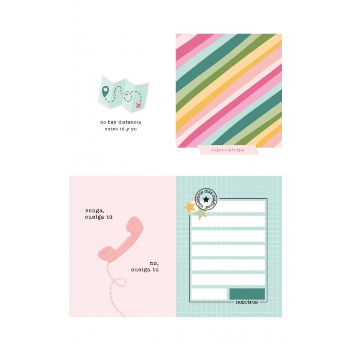 Bloc de recortables y Tarjetas Colección "Siempre"