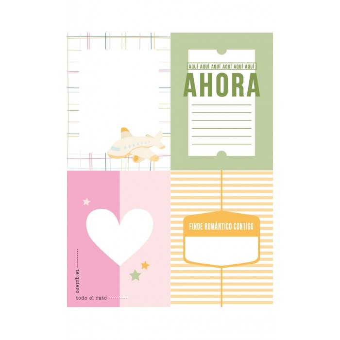 Bloc de recortables y Tarjetas Colección "Siempre"