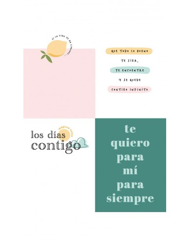 Bloc de recortables y Tarjetas Colección "Siempre"