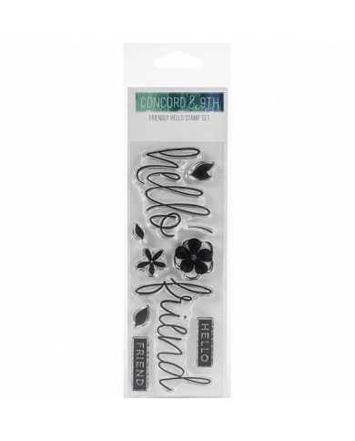 SELLO HELLO-CLEAR STAMPS 2X6