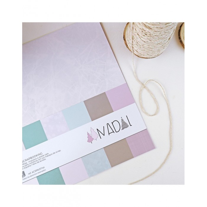 Alúa Cid -Kit papel para scrapbooking Nadal