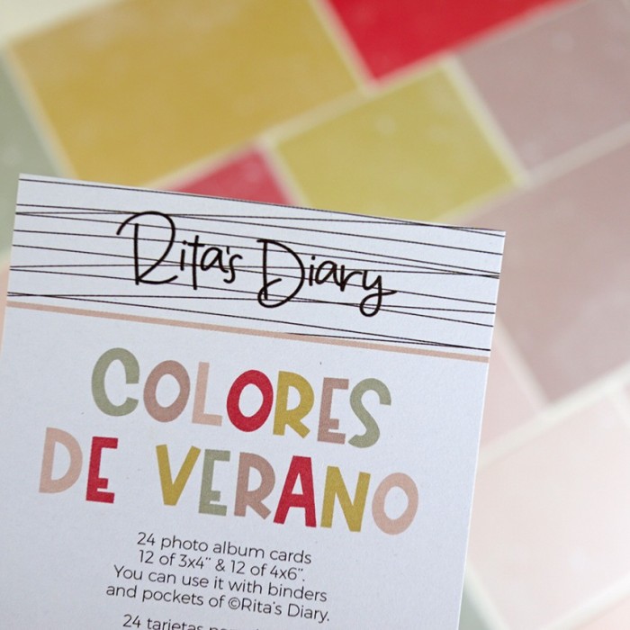 Pack tarjetas basicas - Colores de Verano Alua Cid