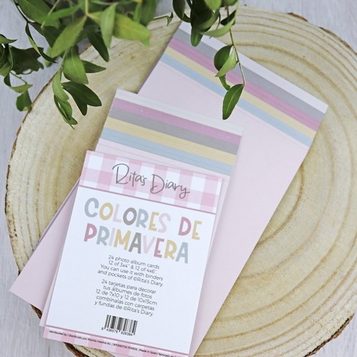 Pack tarjetas basicas - Colores de Primavera Alua Cid