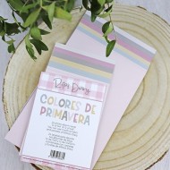Pack tarjetas basicas - Colores de Primavera Alua Cid