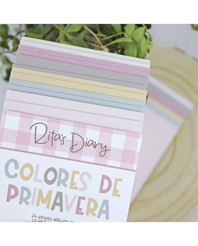 Pack tarjetas basicas - Colores de Primavera Alua Cid
