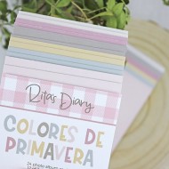 Pack tarjetas basicas - Colores de Primavera Alua Cid
