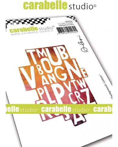 Sello Reverso Carabelle Studio A7 By fondo de letras