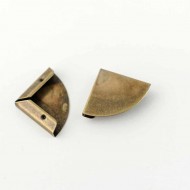 Esquinero para encuadernacion de bronce x 4 unidades 4mm