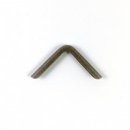 Esquinero para encuadernacion de bronce 3mm
