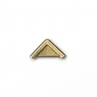 Esquinero para encuadernacion de bronce x 4 unidades 3mm