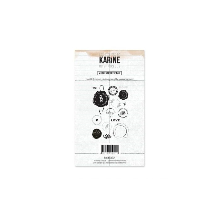 Kit de sellos imitación lacre Les Ateliers de Karine