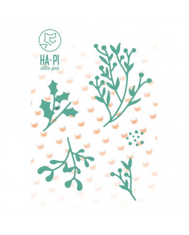 Troquel ramitas Die set Végétaux d'hiver - HA PI Little Fox
