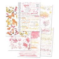 Rub-Ons o Transferibles 6"X8" 6/Hojas 49andmarket Strawberry Lemonade