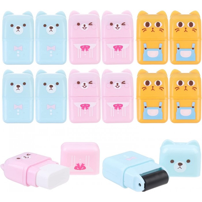Goma de borrar con roller kawaii