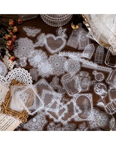 Stickers transparentes de flores, ramas, botanicas mariposas surtidas