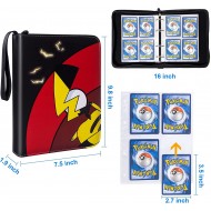 Album pokemon con cierre + 60 fundas para hasta 480 cartas