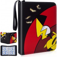 Album pokemon con cierre + 60 fundas para hasta 480 cartas