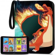 Album pokemon con cierre + 60 fundas para hasta 480 cartas