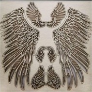 Troquelados decorativos en chipboard o carton prensado SCB30