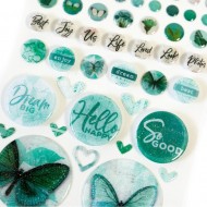 Vintage Artistry In Teal Wishing Bubbles & Baubles VAC35038