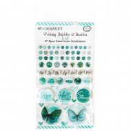 Vintage Artistry In Teal Wishing Bubbles & Baubles VAC35038