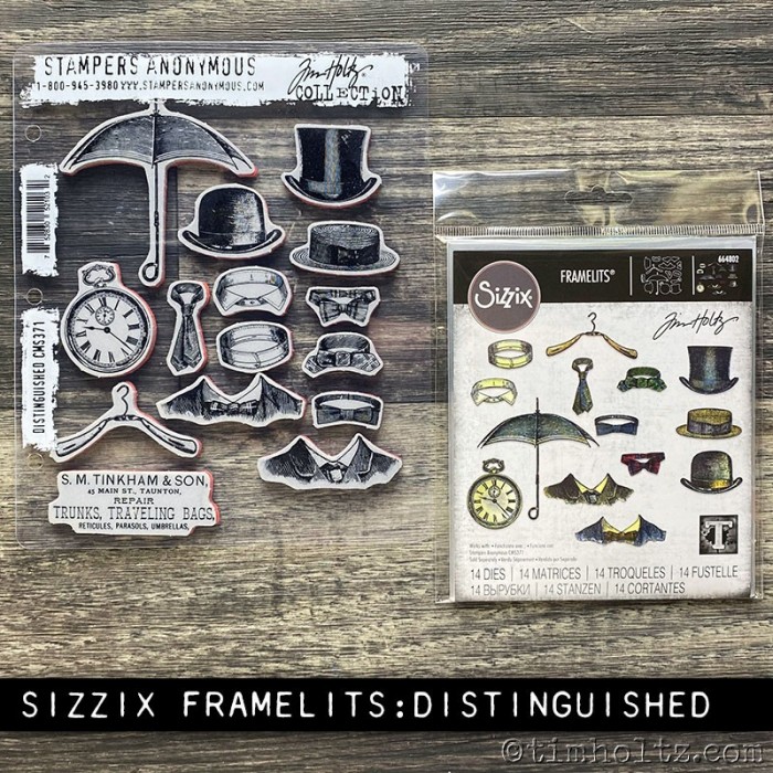 SELLOS Tim Holtz Cling CMS371