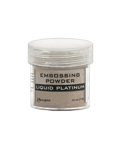 Polvo de Embossing Plata liquida