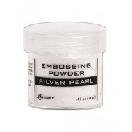 Polvo de Embossing Perla plateada RANGER
