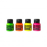 Pintura para tela Kit Flúo (4 colores)