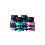 Pintura para tela Kit Metalizadas(4 colores)