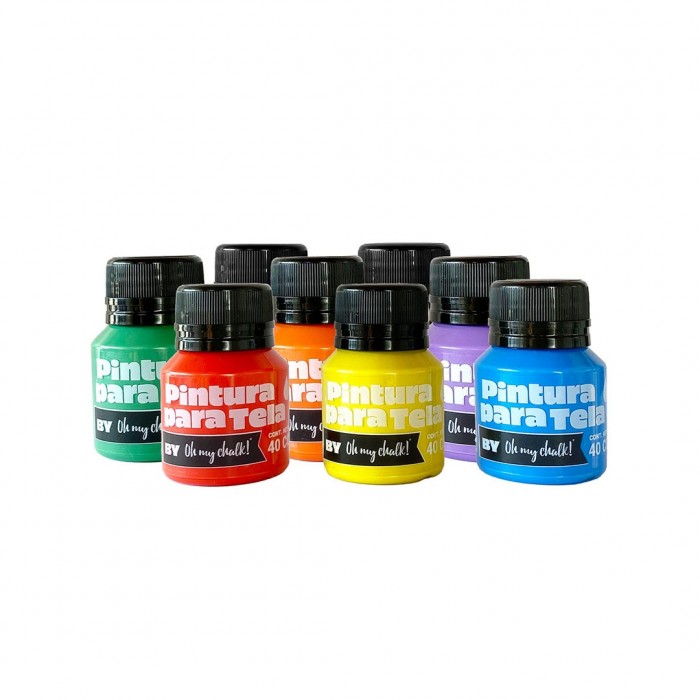 Pintura para tela Kit ABC (8 colores)