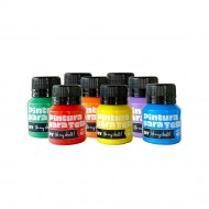 Pintura para tela Kit ABC (8 colores)