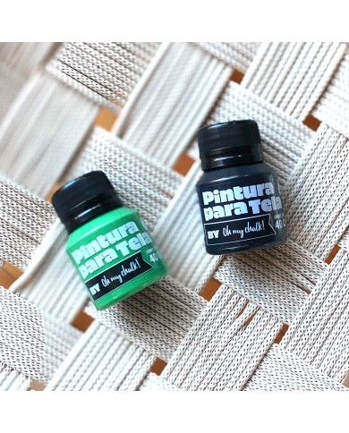 Pintura para tela Kit ABC (8 colores)