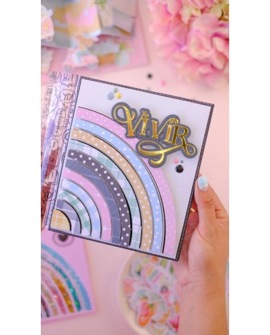 Troquel Shaker Arcoiris Vivir