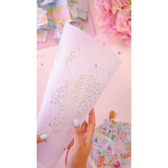 Vellum Foil Oro Vivir 30.5×30.5 cm