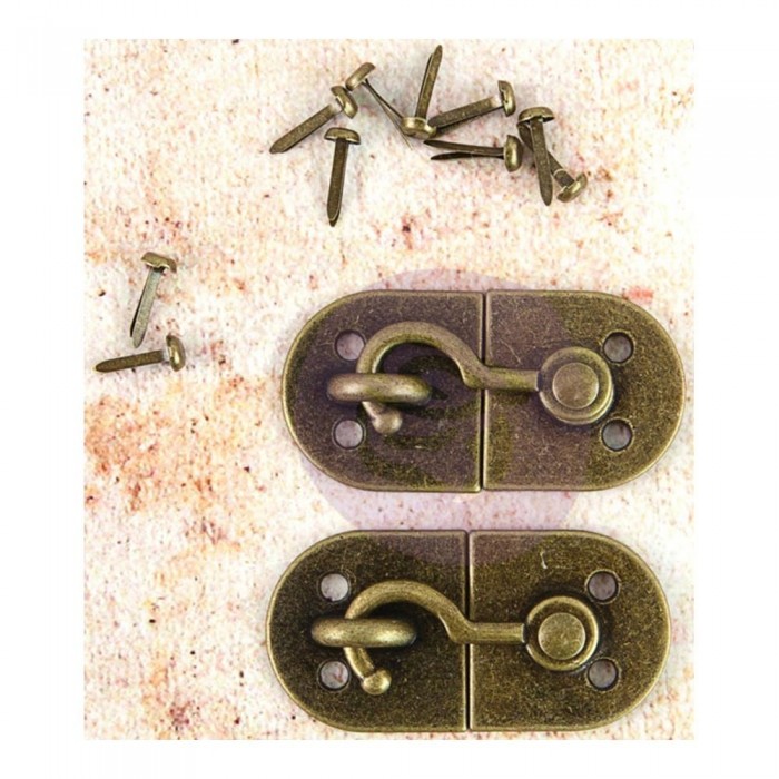 Cierre Vintage de bronce Memory Hardware  Prima Marketing