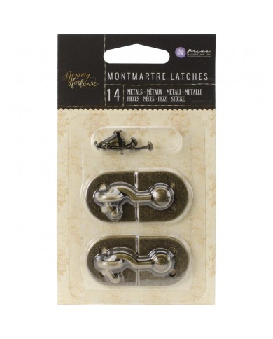 Cierre Vintage de bronce Memory Hardware  Prima Marketing