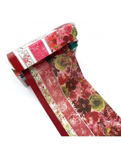 Cinta Washi de tela reposicionable, pack de 4 unidadesrouge 49 And Market