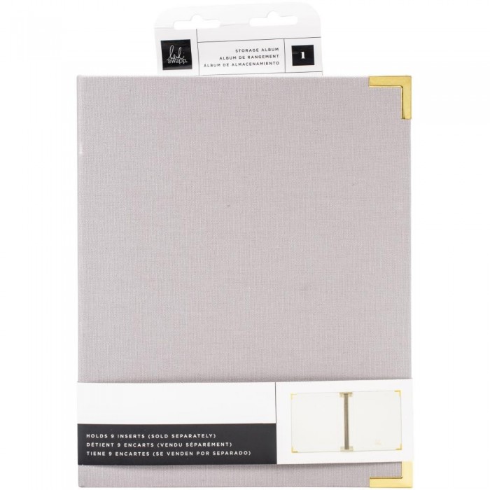 Carpeta Storyline Gray HeidiSwapp 8"X10"